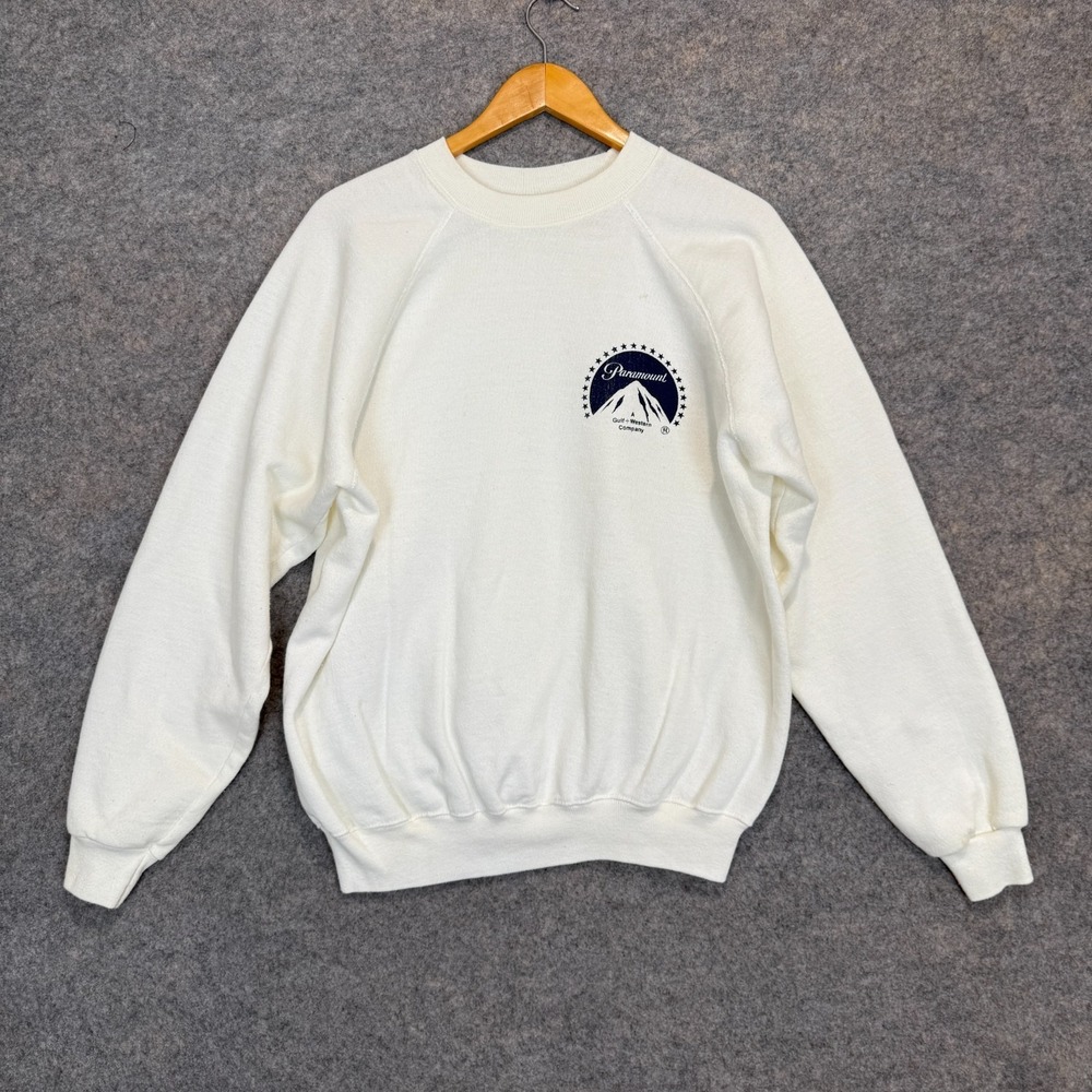 Vintage Paramount Pictures Sweatshirt Adult XL Logo Gulf Western Company 80s 90s